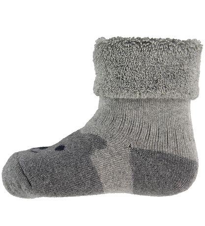 Melton Socken - 2er-Pack - Grau/Lila