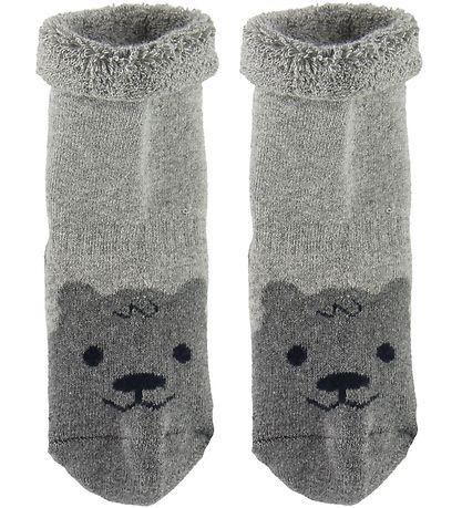 Melton Socken - 2er-Pack - Grau/Lila
