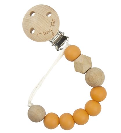 Tiny Tot Pacifier Clip - Mango