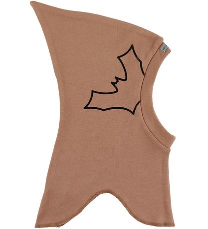 Racing Kids Balaclava - Light Brown w. Bat