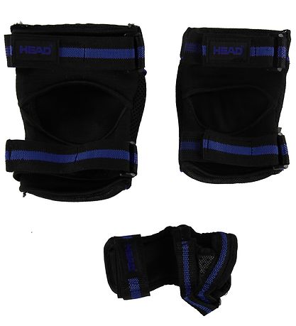 Head Protection Set - S - Black/Blue
