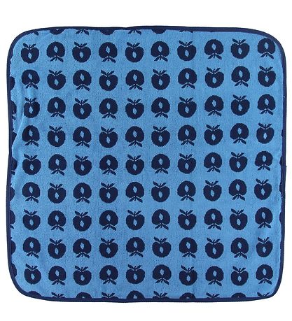 Smfolk Hooded Towel - Blue Grotto w. Apples