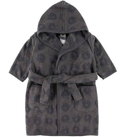 Småfolk Bathrobe - Wilde Dove w. Apples