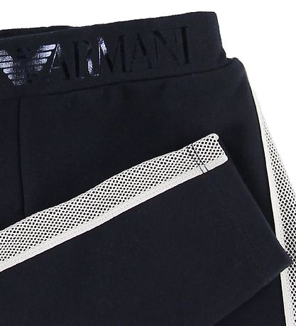 Emporio Armani Leggings - Navy/White