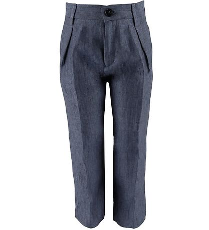 Emporio Armani Suit - Linen - Blue Melange