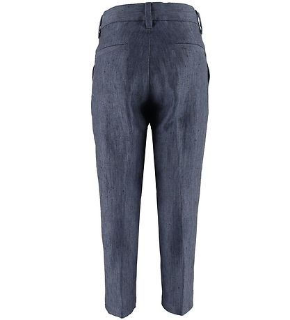 Emporio Armani Suit - Linen - Blue Melange