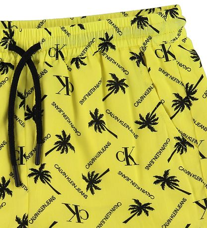 Calvin Klein Shortsit - Palmun - Keltainen, Kämmenet