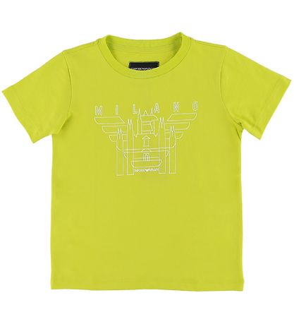 Emporio Armani Stuttermabolur - Gult