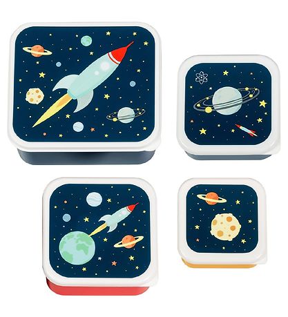 A Little Lovely Company Nestisboxa sett - 4 Partar - Space