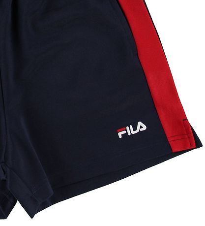 Fila Shorts - Belen - Navy/Rot