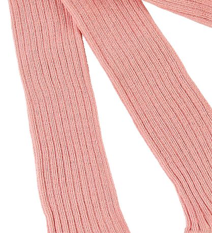 Melton Tights - Rib - Coral
