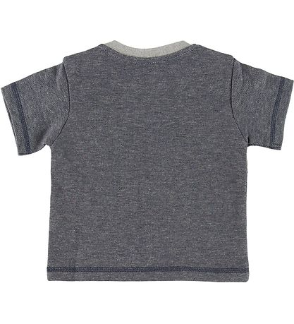 Mini A Ture Stuttermabolur - Lyad - Ombre Blue