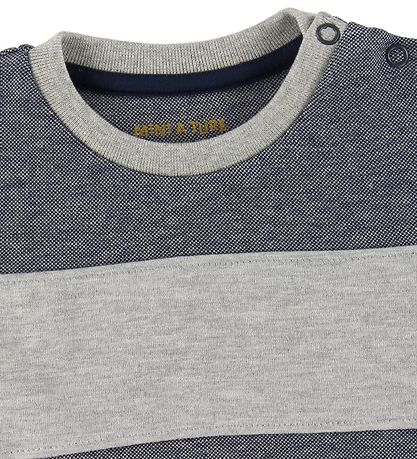 Mini A Ture Stuttermabolur - Lyad - Ombre Blue