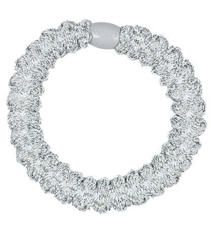 Kknekki Hair Tie - Silver Glitter w. Lace