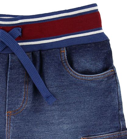 Dolce & Gabbana Shorts - in Blaudenim m. Rot