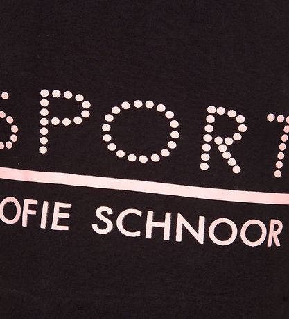 Sport Stad Sofie Schnoor Topp - Pi - Svart/Rosa m. Logo