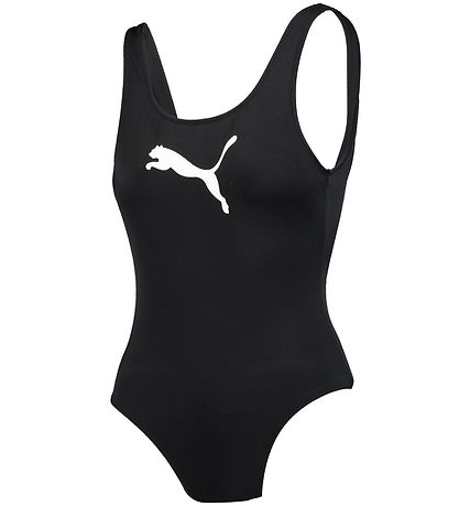 Puma Swimsuit - UV50+ - Black w. Logo