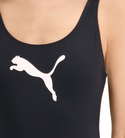 Puma Swimsuit - UV50+ - Black w. Logo