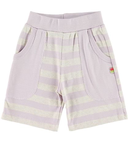 Katvig Shorts - Gråmelerad/Lavendel