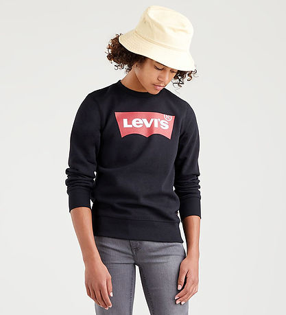 Levis Collegegenser - Flaggermusvinge - Svart