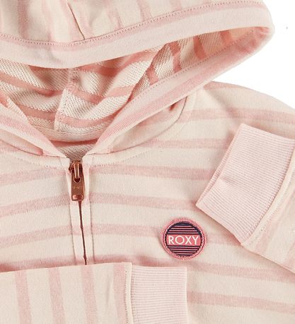 Roxy Zip Cardigan - Let Me In - Rose Striped