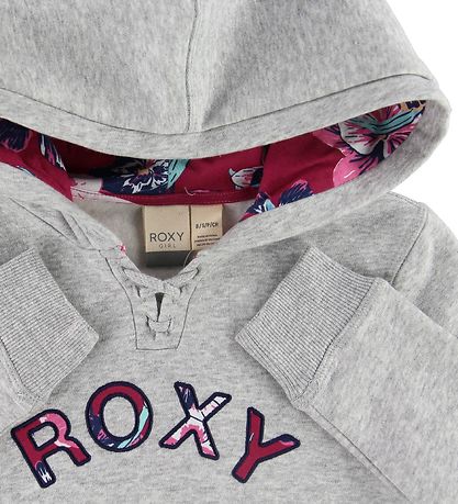 Roxy Hoodie - Really Love - Grey Melange