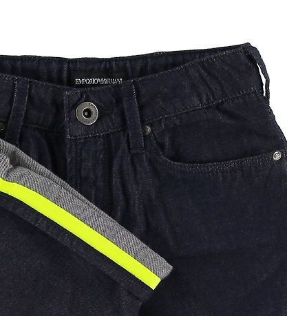 Emporio Armani Stuttbuxur - Dökkt Gallaefni