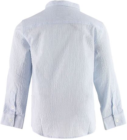 Emporio Armani Hemd - Blau/Weiß gestreift
