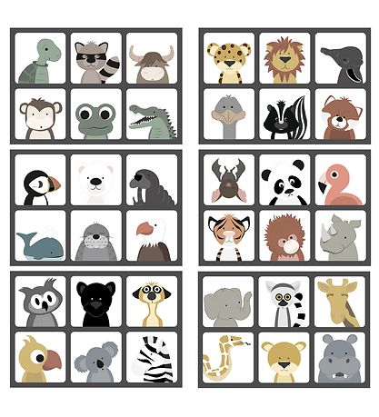 Kids by Friis Picture Lottery - 6 Plates - Noah's Ark