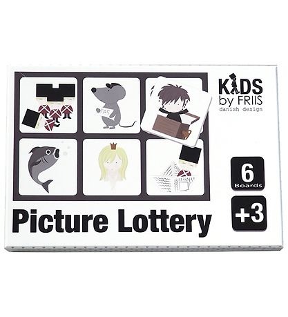 Kids by Friis Picture Lottery - 6 Plates - Fairytale