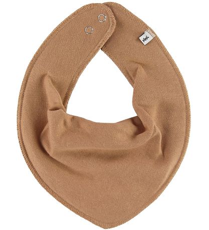 Pippi Baby Teething Bib - Pointy - Indian Tan