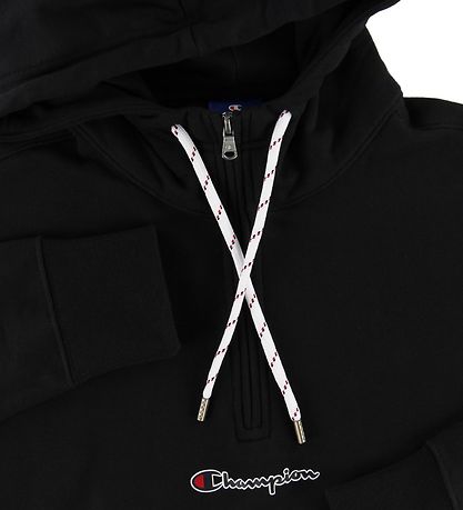 Champion Fashion Hoodie m. Reißverschluss - Schwarz