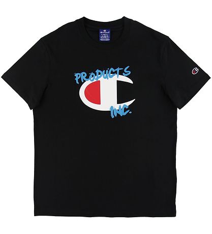 Champion Fashion T-shirt - Black w. Logo