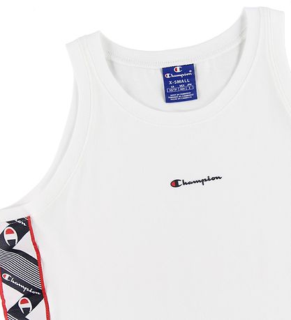 Champion Fashion Kleid ohne Ärmel - Weiß m. Streifen