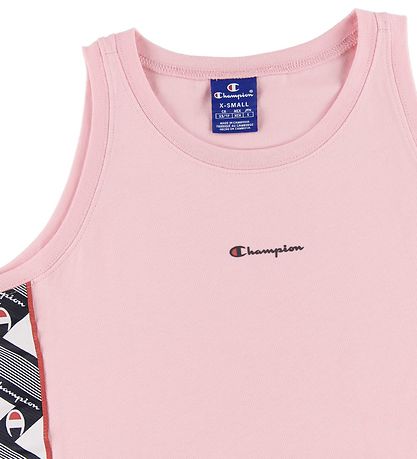 Champion Fashion Dress Sleeveless - Pink w. Stripe