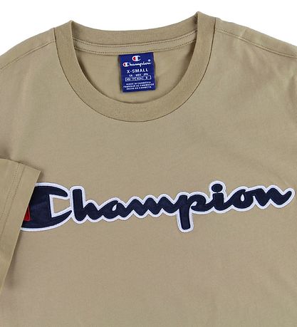 Champion Fashion T-Shirt - Khaki av. Logo