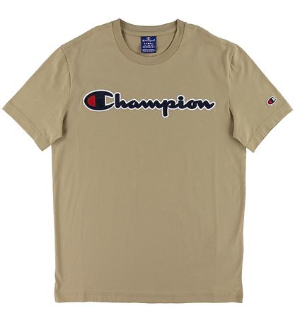Champion t shirt khaki shop
