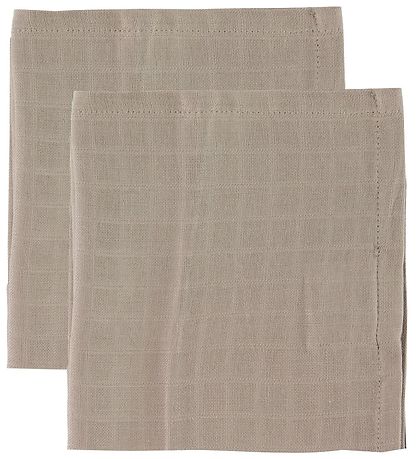 Cam Cam Spucktücher - 72x72 - 2er-Pack - Haselnuss