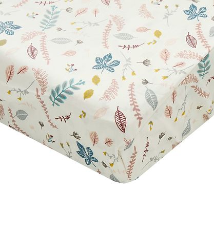 Cam Cam Bettlaken - 60x120 - Pressed Leaves Rose