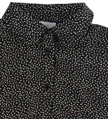 Grunt Bluse - Hope - Schwarz m. Punkte