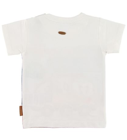 Hust and Claire T-Shirt - Anker - Weiß m. Print