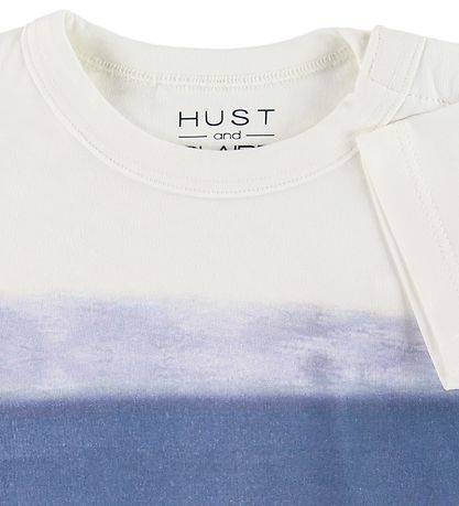 Hust and Claire T-Shirt - Anker - Weiß m. Print