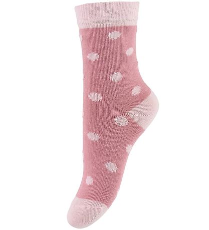 Minymo Socks - 5-pack - Pink w. Stripes