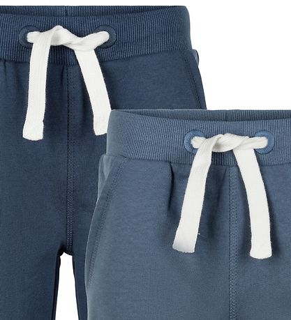 Minymo Sweatshorts - 2er-Pack - New Navy