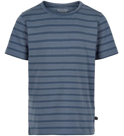 Minymo T-shirts - 2-pack - New Navy w. Stripes