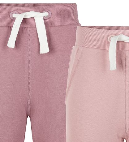 Minymo Sweatpants - 2-Pack - Mesa Rose