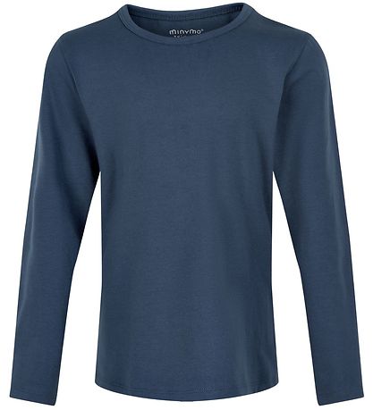 Minymo Long Sleeve Tops - 2-pack - New Navy w. Stripes