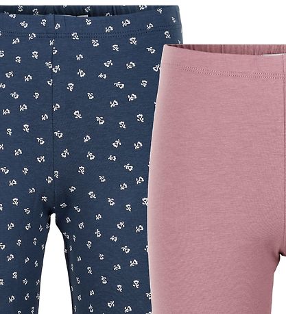 Minymo Leggings - 2er-Pack - Mesa Rose