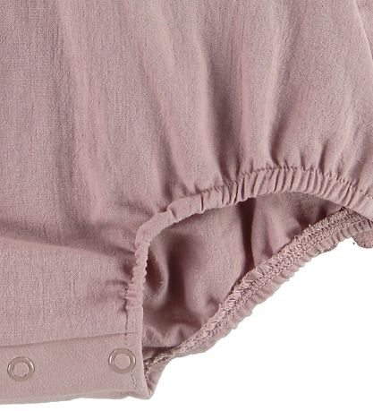 Little Wonders Summer Romper - Sidney - Dusty Pink w. Ruffle