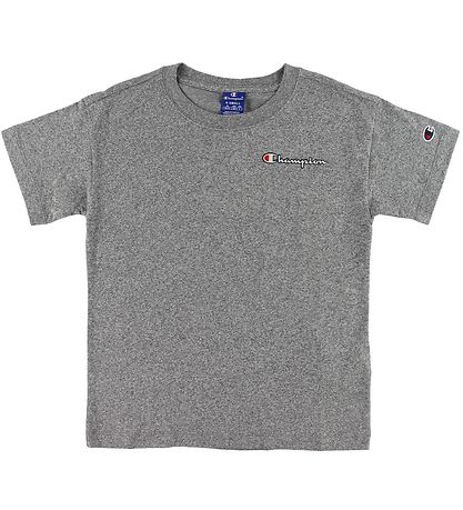Champion T-shirt - Gråmelerad m. Logo